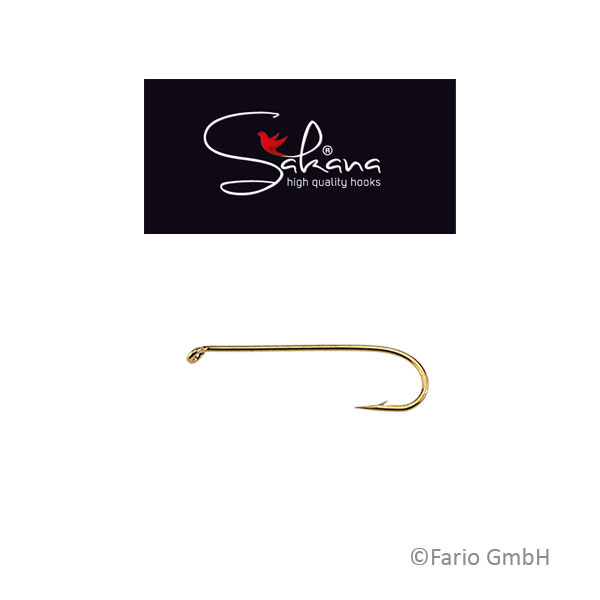 Skana Streamer barbed Bronze Gr. 8 25 Stück