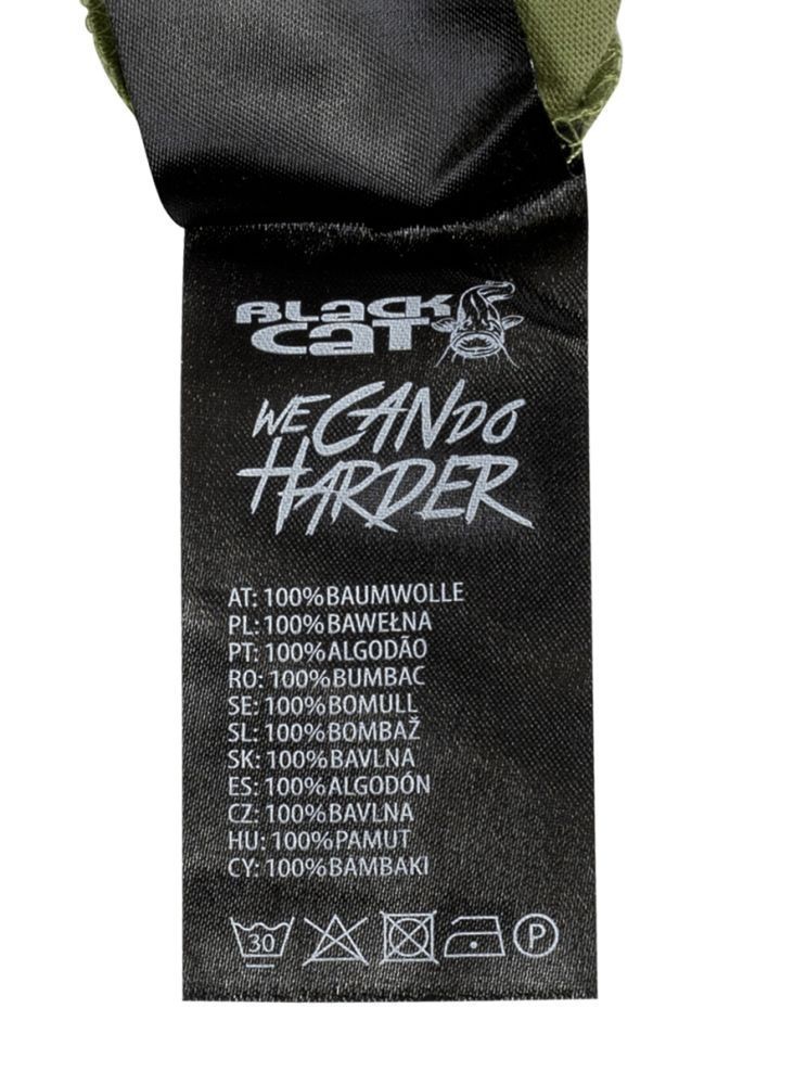 BLACK CAT MILITARY SHIRT GRÜN; Gr. S