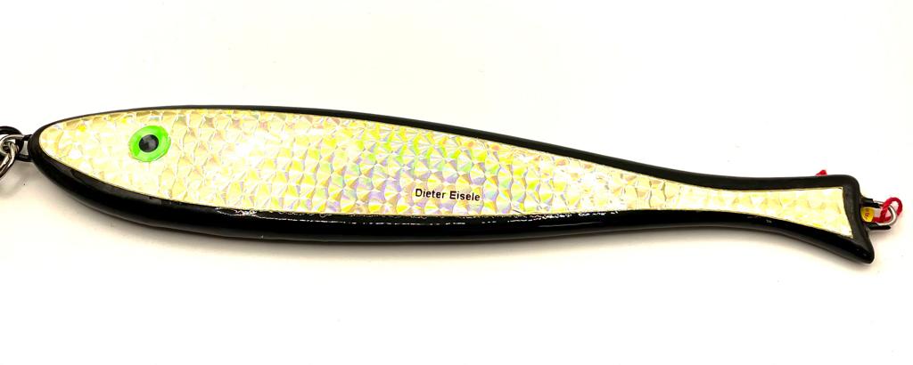 Eisele Color Pilker Reflex Schwarz/Gold 320gr