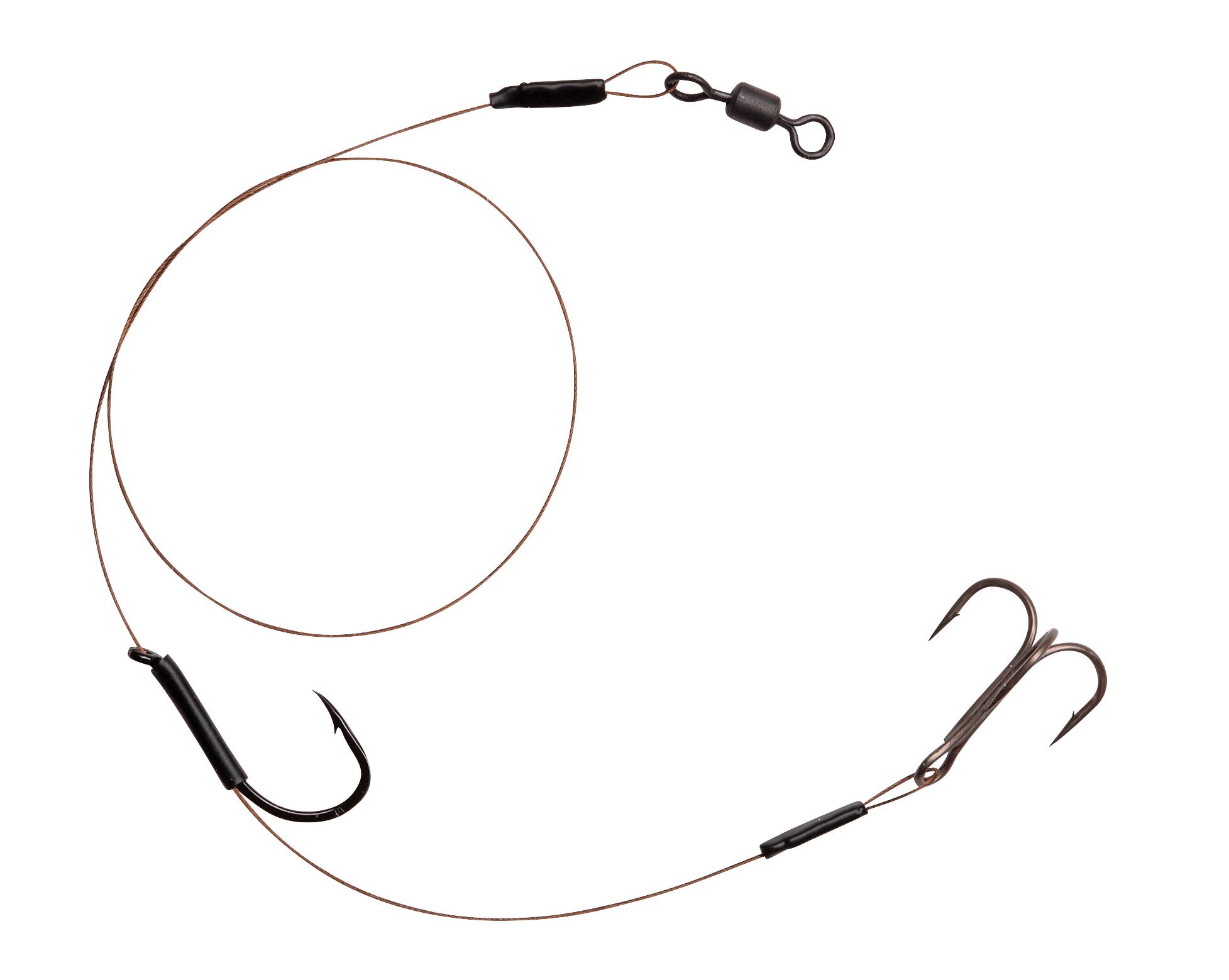 Spro Baitfish Rig Drilling und Einzelhaken L: 30 cm / # 2 + SH / 18 kg