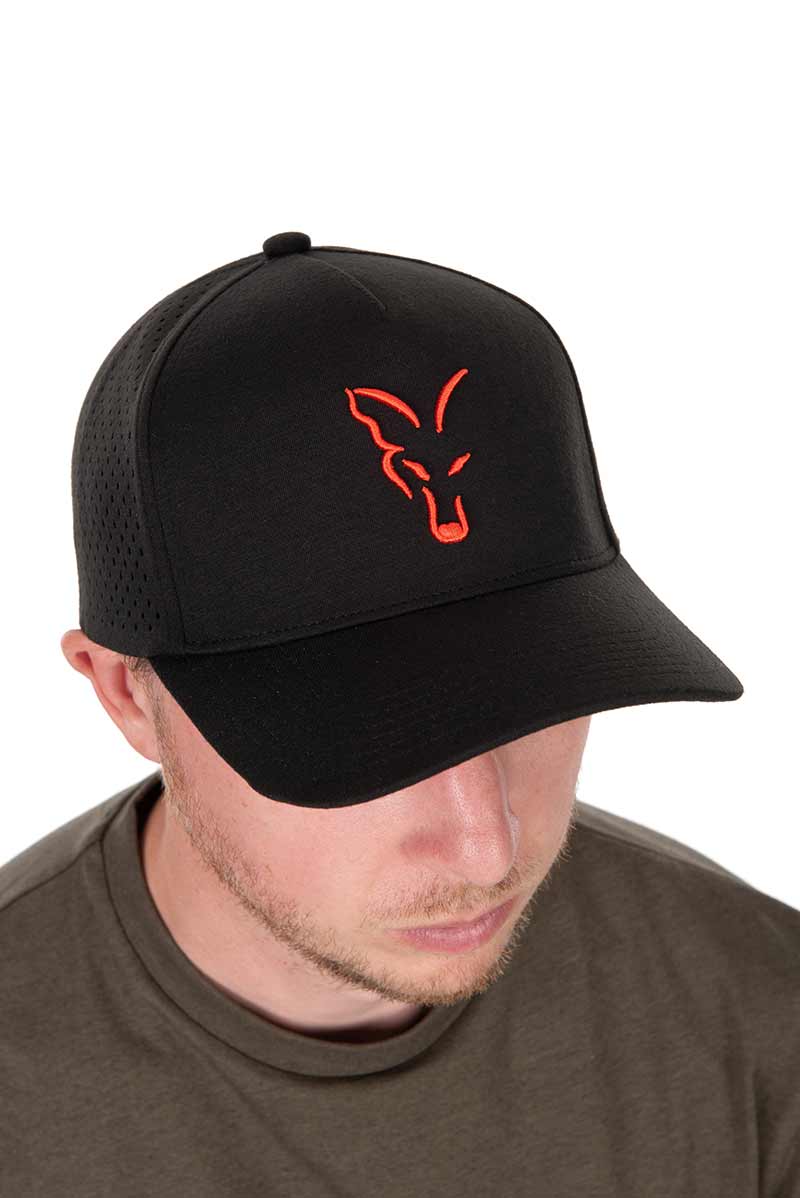 Fox Collection Baseball Cap Black / Orange Fox Collection Baseball Cap Black / Orange