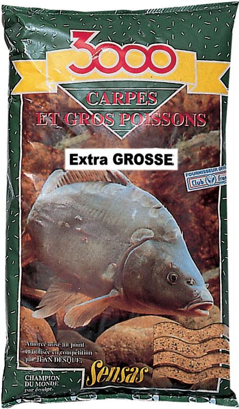 Sensas 3000 Karpfen Extra Grosse; 1 kg.