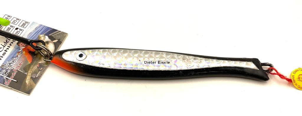Eisele Reflex Pilker schwarz/silber 125 g
