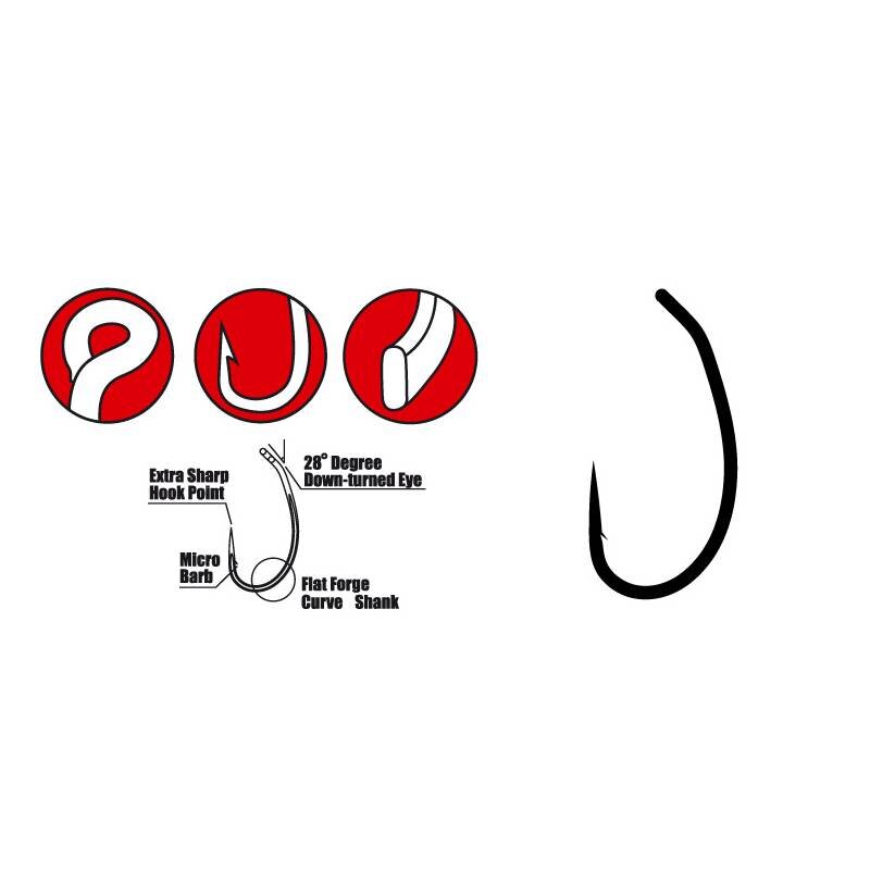 Gamakatsu G-Carp Snagger Hooks; Gr. 6; 10 Stück