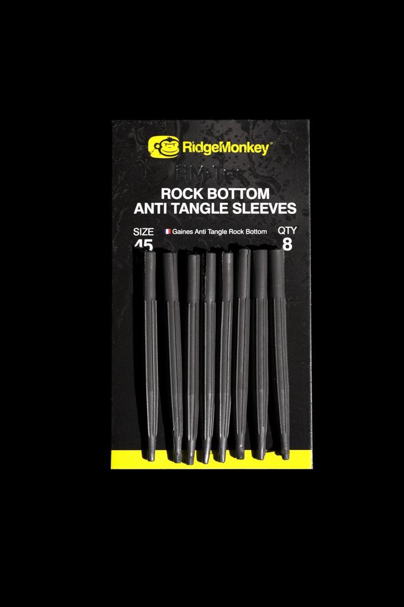 RidgeMonkey Rock Bottom Anti Tangle Sleeves long; 45 mm; 8 Stück