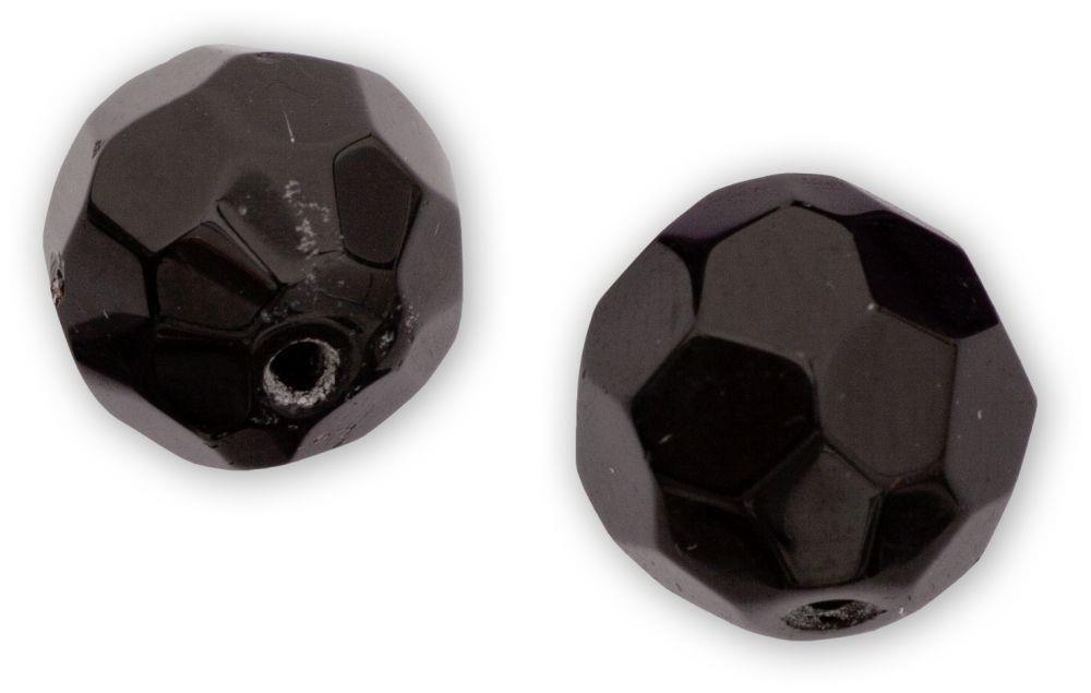 Quantum 4Street Glass Beads Black; 10 mm.; 10 Stück