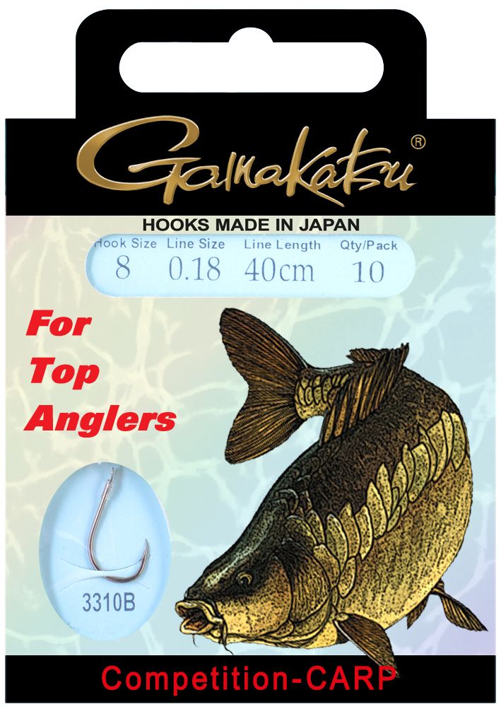 Gamakatsu Competition-Carp LS-3310 Bronze 40 cm # 12 / 0,16 mm Gamakatsu Competition-Carp LS-3310 Bronze 40 cm # 12 / 0,16 mm