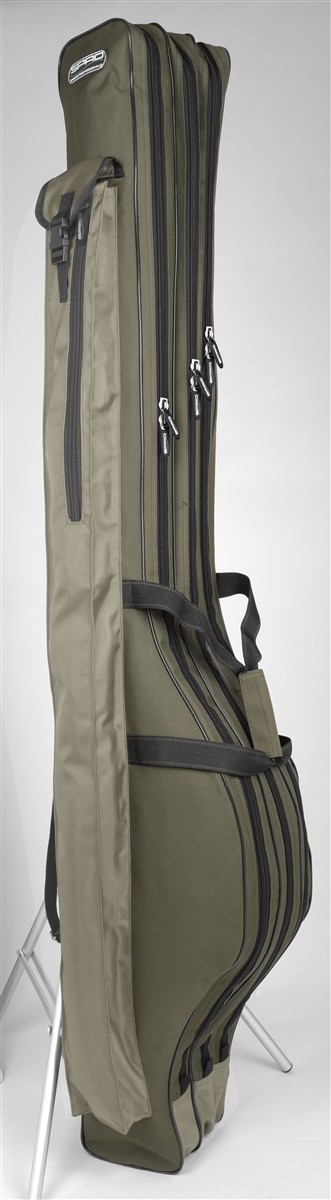Spro Green Holdall 3 Zipper Rod Bag # 130 cm