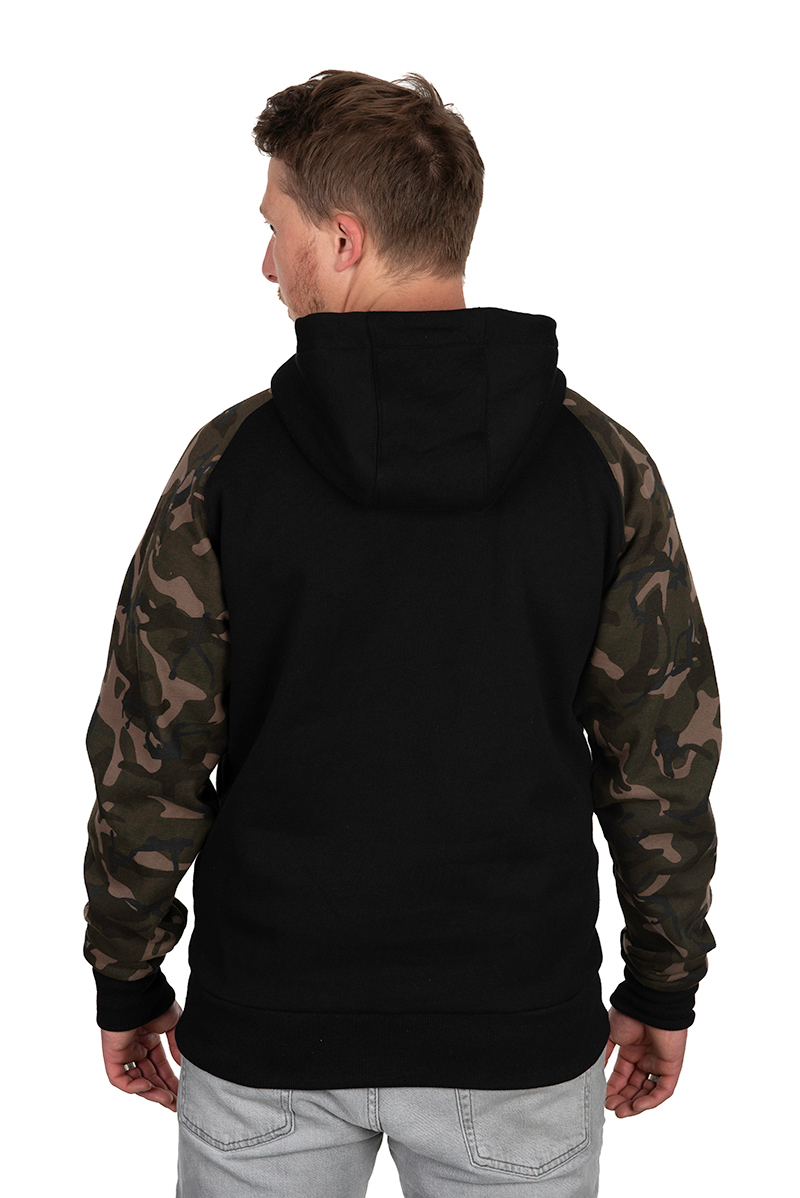Fox Black/Camo Raglan Hoody 2XL