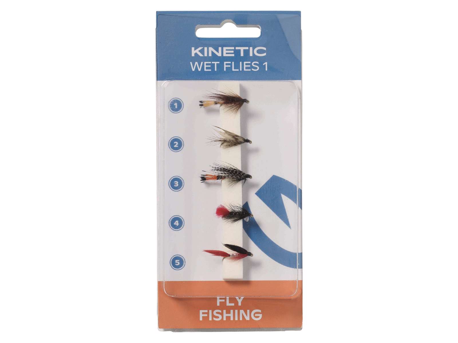 Kinetic Wet Flies 1; Qty. 5