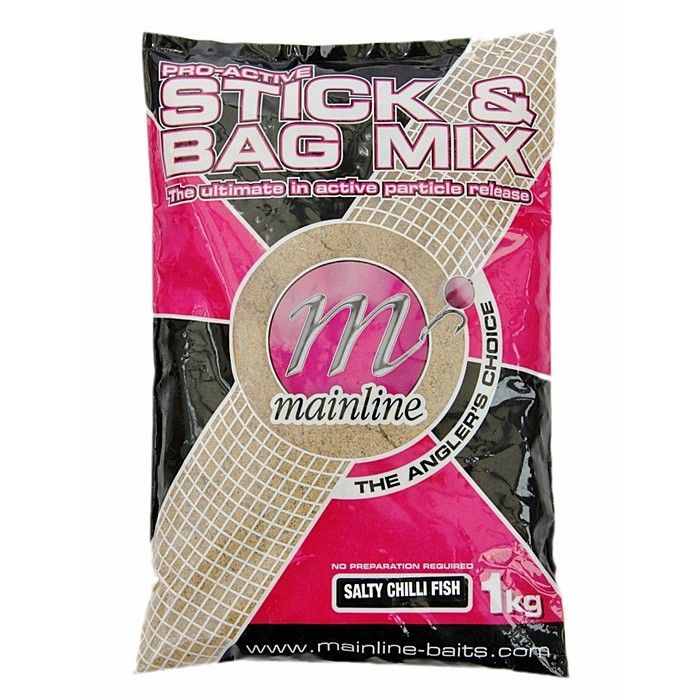 Mainline Stick & Bag Mix Salty Chilli Fish 1 Kg Mainline Stick & Bag Mix Salty Chilli Fish 1 Kg