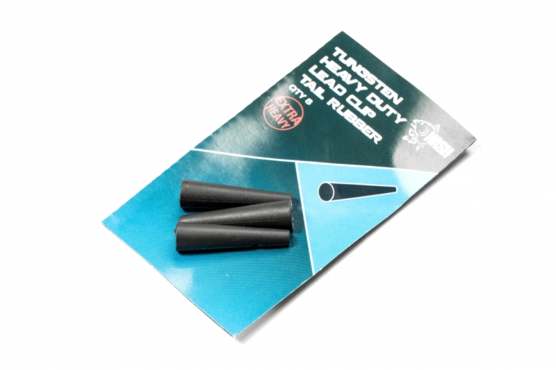 Nash Tungsten Heavy Duty Lead Clip Tail Rubber; 8 Stück