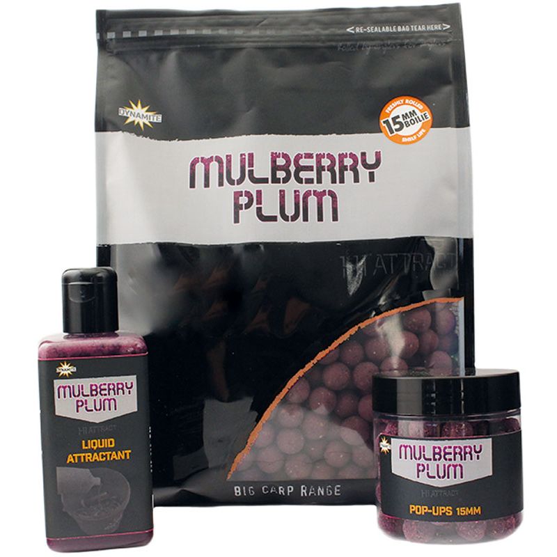 Dynamite Baits Hiattract Boilies Mulberry Plum; 20 Mm