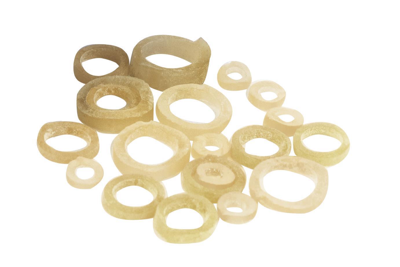 Matrix Latex Bait Bands; Small; 100 Stück