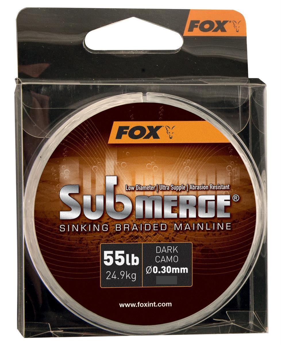 Fox Submerge Sinking Braided Mainline 0,30 mm; 24,5 kg; 300 m