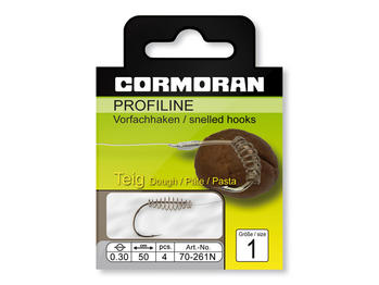 Cormoran Profiline Teighaken nickel; Gr. 4; 0,25 mm