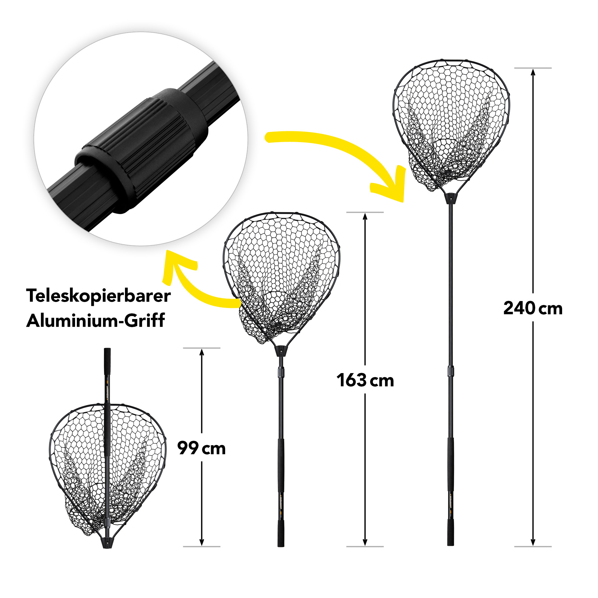 Lieblingsköder Zander-Kescher Ultraboost