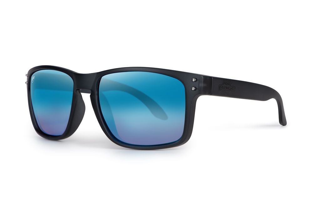 Fox Transparent Black Brown Lens Mirror Blue