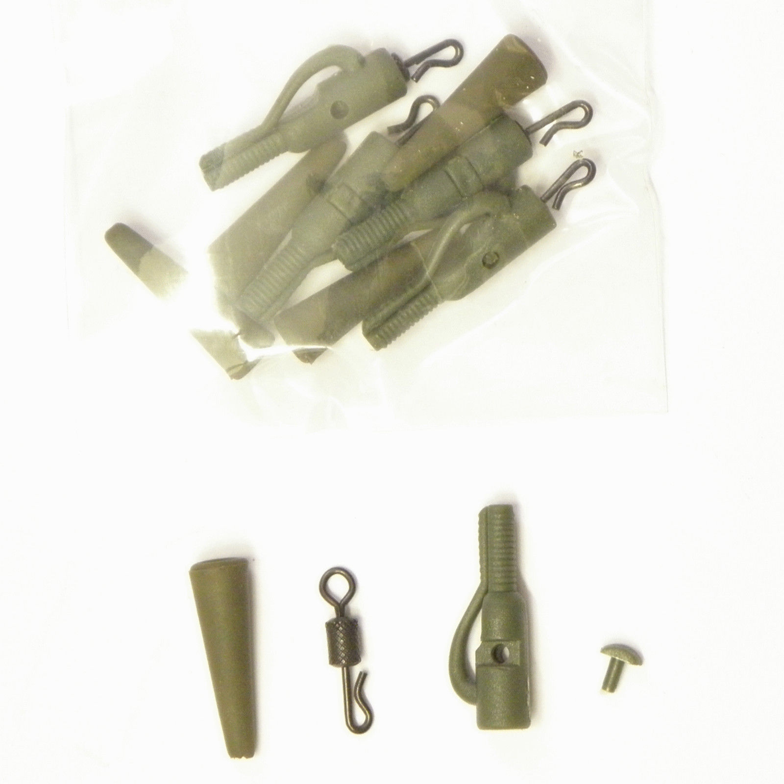 Carp Hunter Safty Clips mit schnellwechsel Wirbel