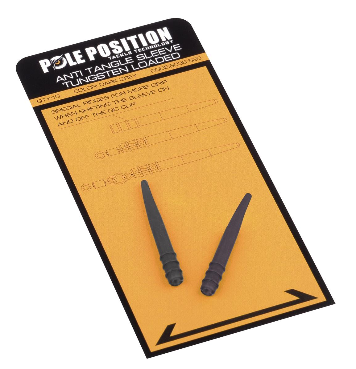 Pole Position Anti Tangle Sleeve Tungsten Loaded; Qty. 10