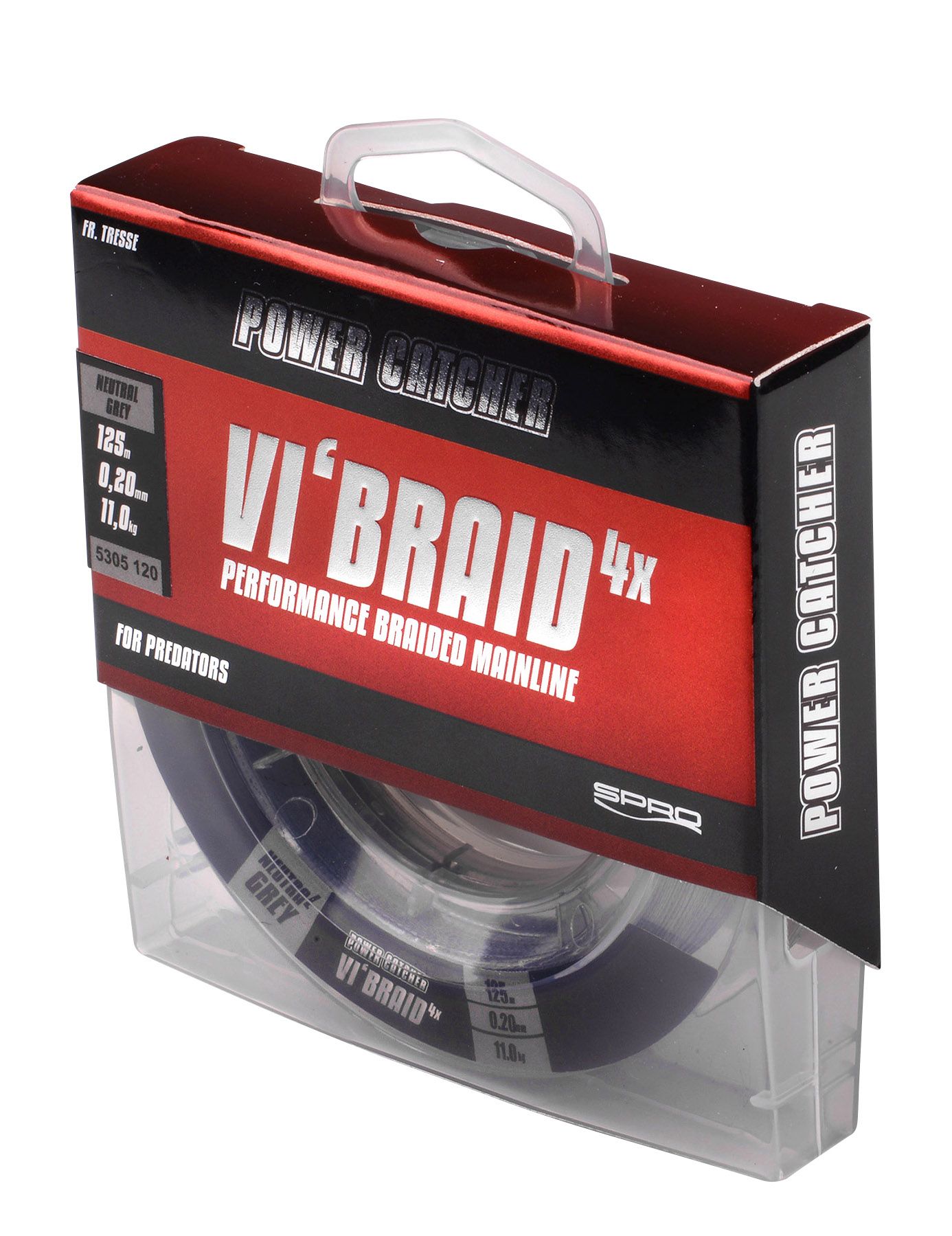 Spro Power Catcher VI`Braid Grau 0,10 mm / 5,0 kg
