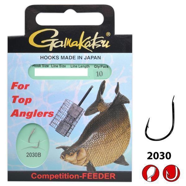 Gamakatsu Competition-Feeder BKD-2030N; Gr.12; 0,20 mm; 80 cm