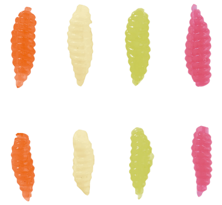 Balzer Beißfix® Gummiköder mit Aromen Maden / Maggot; Honey; Qty. 20 Balzer Beißfix® Gummiköder mit Aromen Maden / Maggot; Honey; Qty. 20