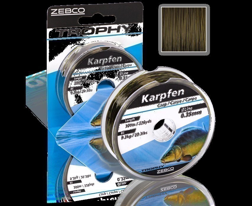 Zebco Trophy Zielfischschnur Waller 0,65 mm / 26,9 kg 100 m