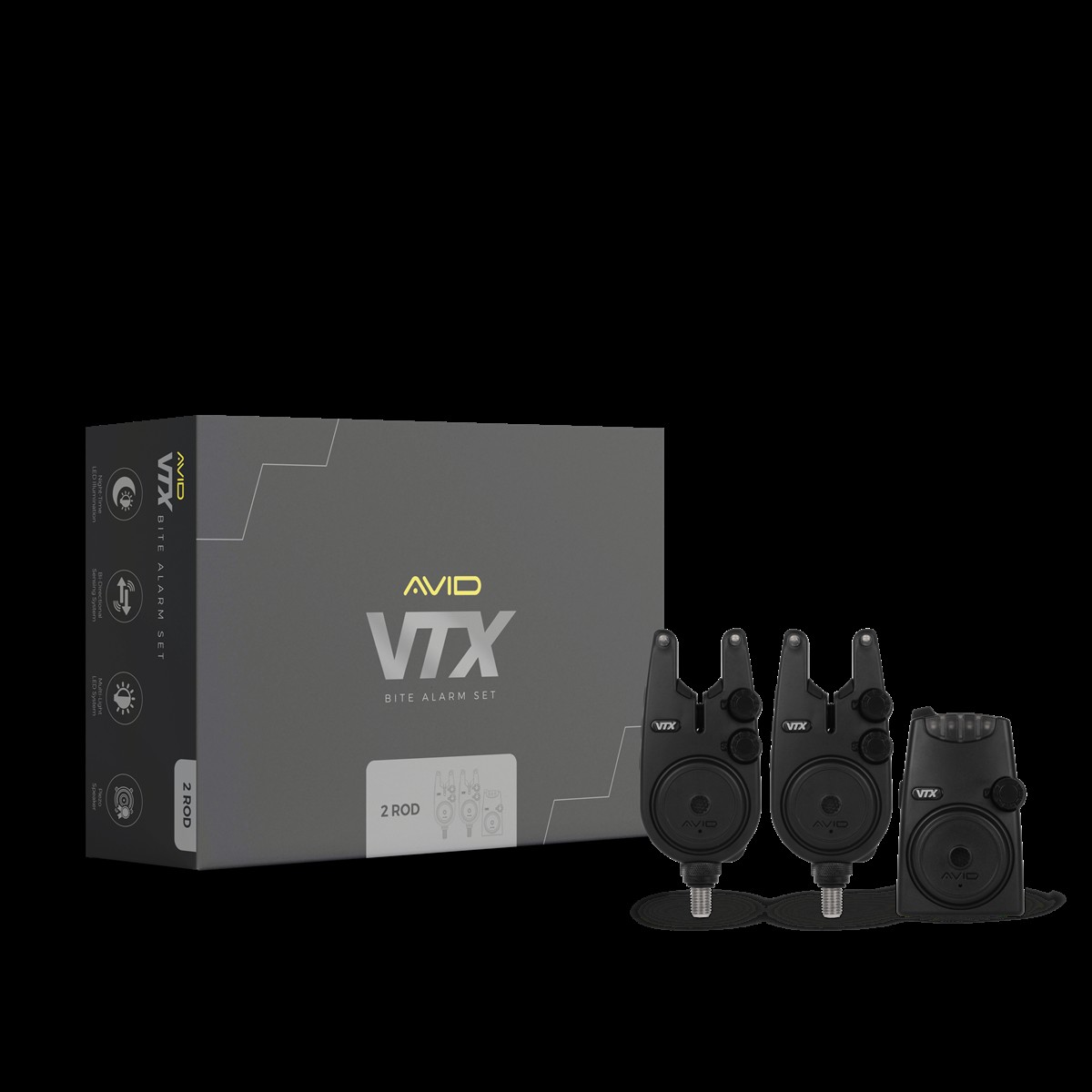 Avid Carp VTX Bite Alarm Set 2 + 1