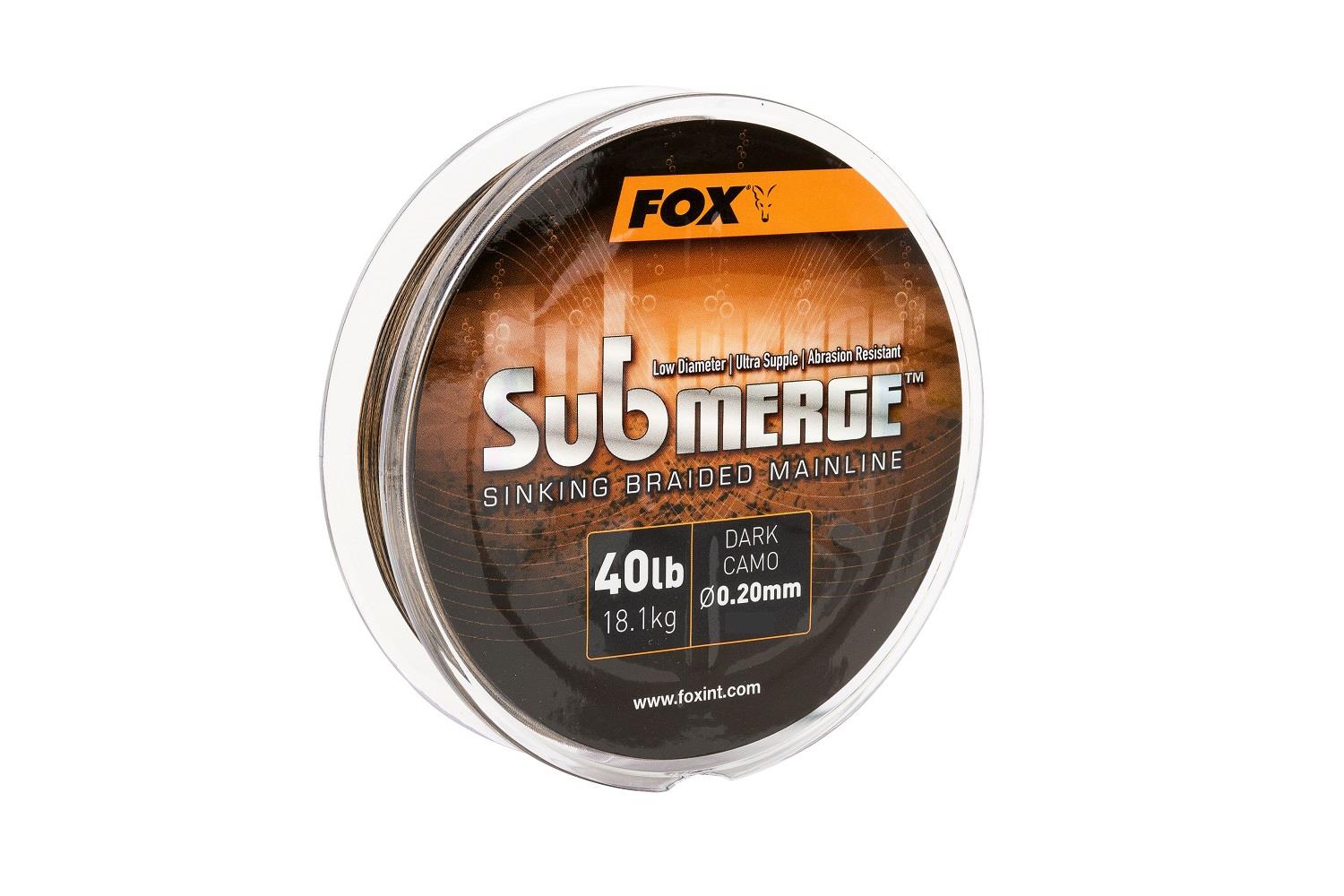 Fox Submerge Sinking Braided Mainline 0,20 mm; 18,1 kg; 600 m