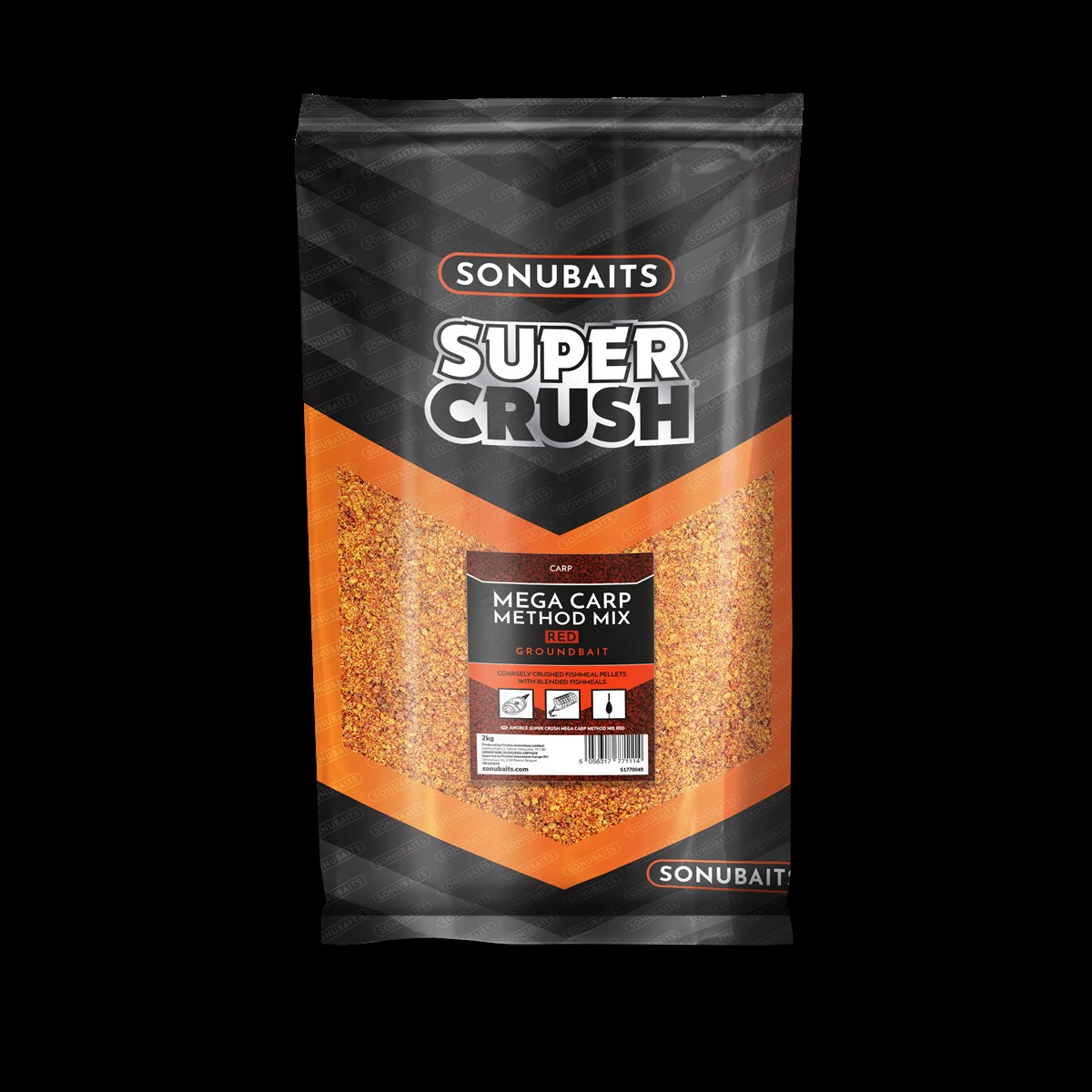 Sonubaits Super Crush Mega Carp Method Mix Groundbait Red 2 Kg