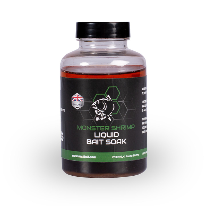 NashBait Scopex Squid Liquid Bait Soak; 250 ml