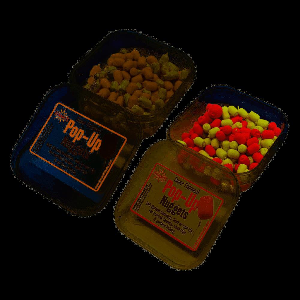 Dynamite Baits Pop-Up Nugget Weiß/Braun