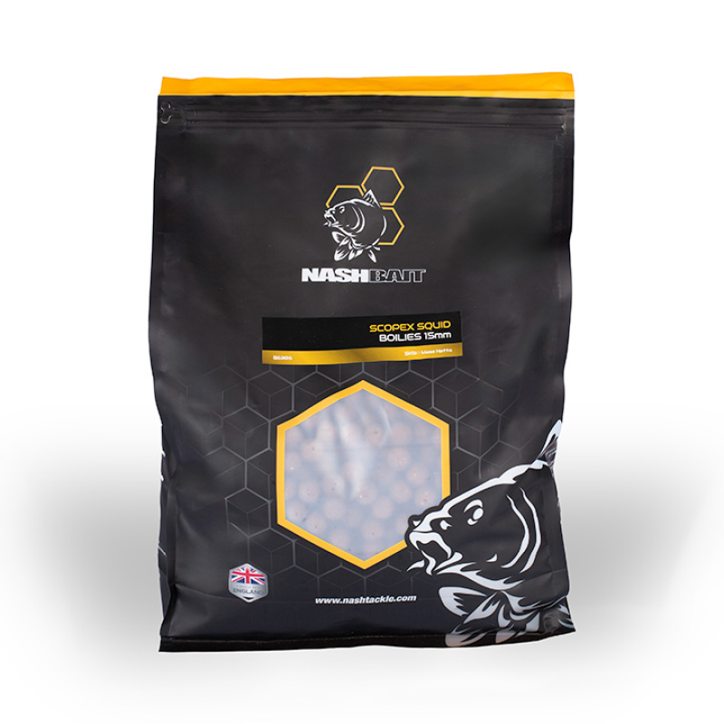 NashBait Scopex Squid Boilies 1 kg 15 mm