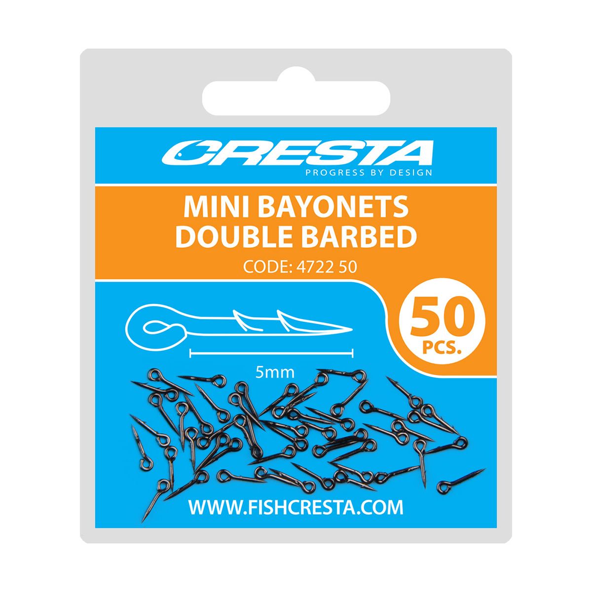 Cresta Mini Bayonets 5 mm  Qty. 50