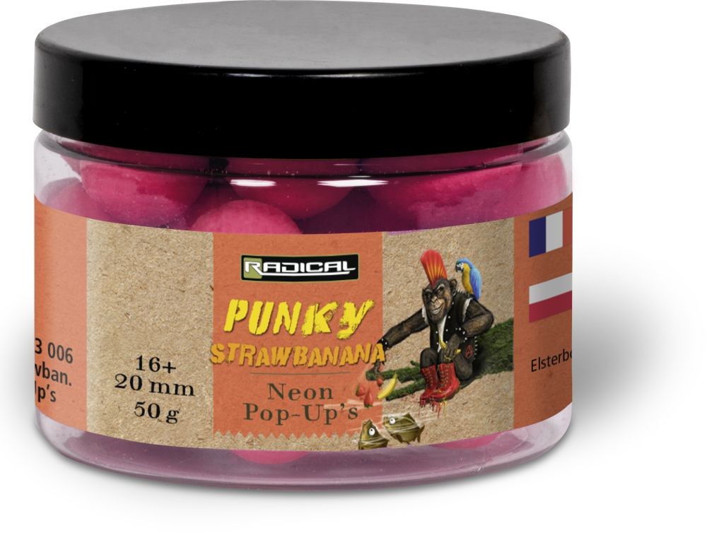 Radical Punky Strawbanana Neon Pop Up´s; 16 & 20 mm; 50 g