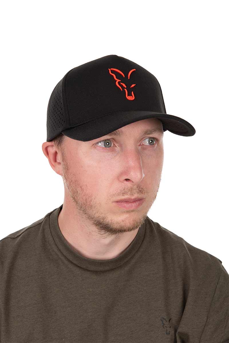 Fox Collection Baseball Cap Black / Orange Fox Collection Baseball Cap Black / Orange