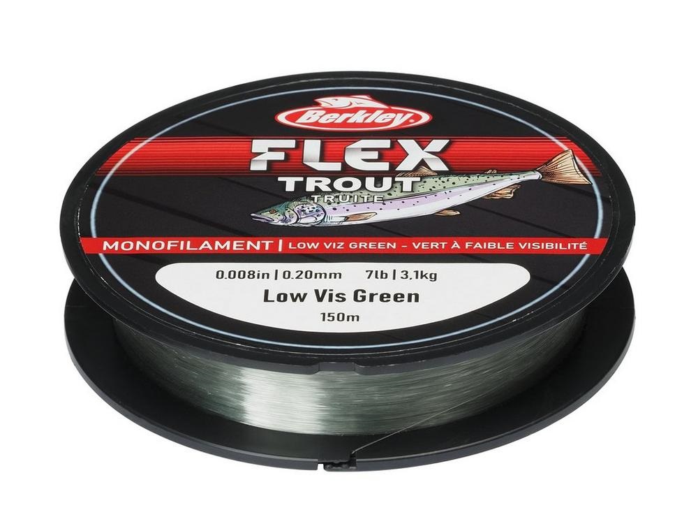 Berkley Flex SS Zielfischschnur Forelle Low Fis Green 150 m 0,18 mm