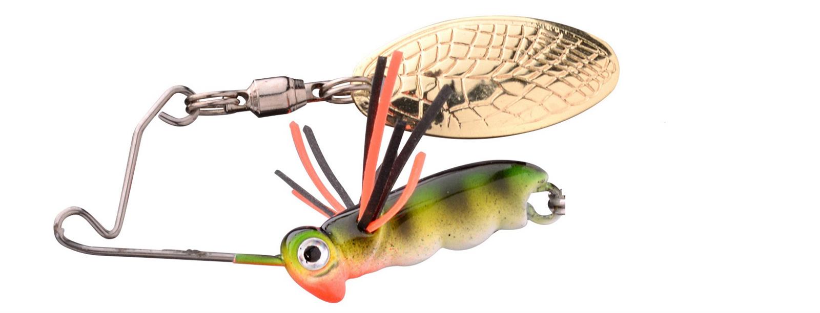 Spro Larva S-Bait; Perch; Einzelhaken; 4 cm; 7 gr.