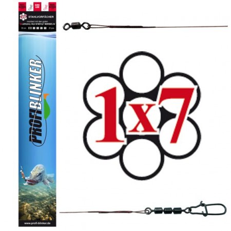 Profi Blinker Anti-Drall Stahlvorfächer; 15kg; 30cm; 20pcs