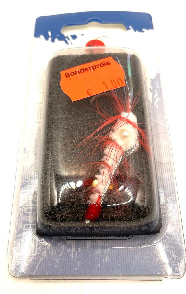 Dega Shrimp Fly weiss/rot