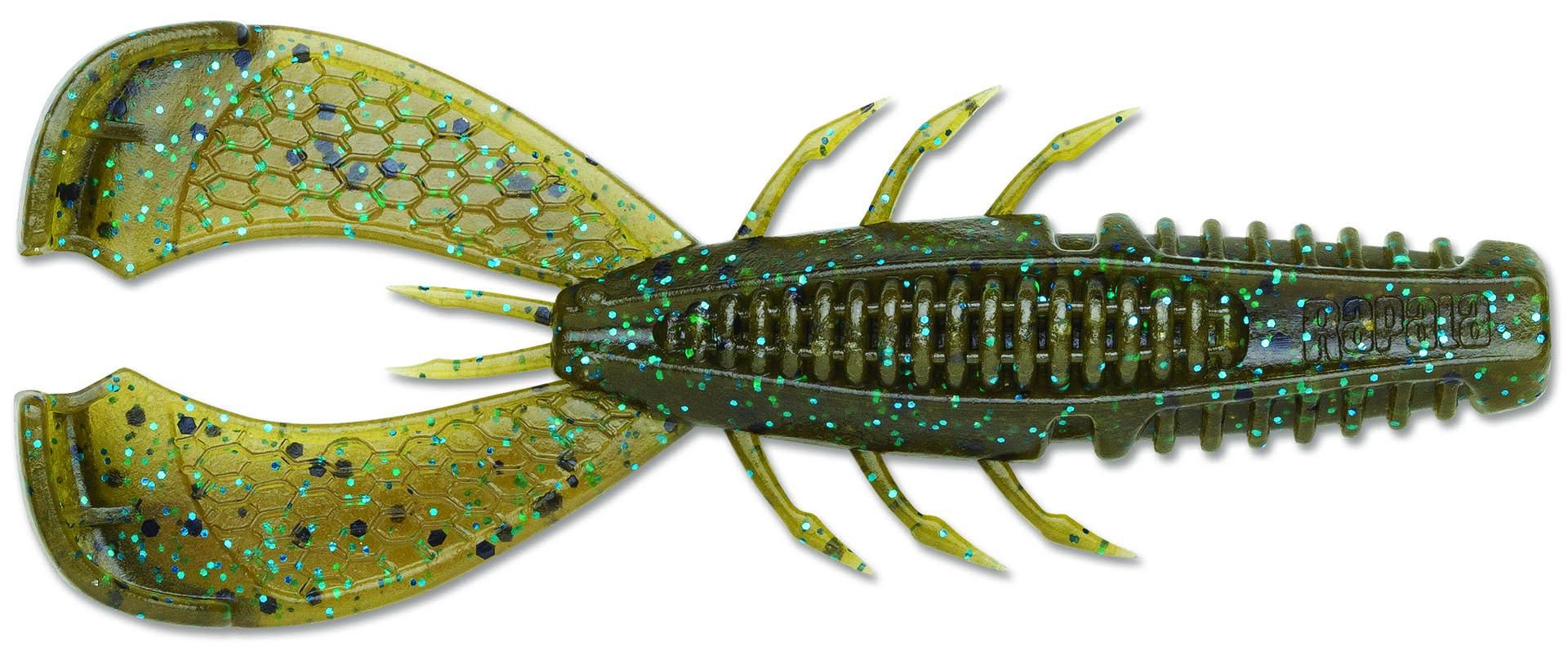 Rapala Crushcity Cleanup Craw Green Pumpkin Blue (GPBL)
