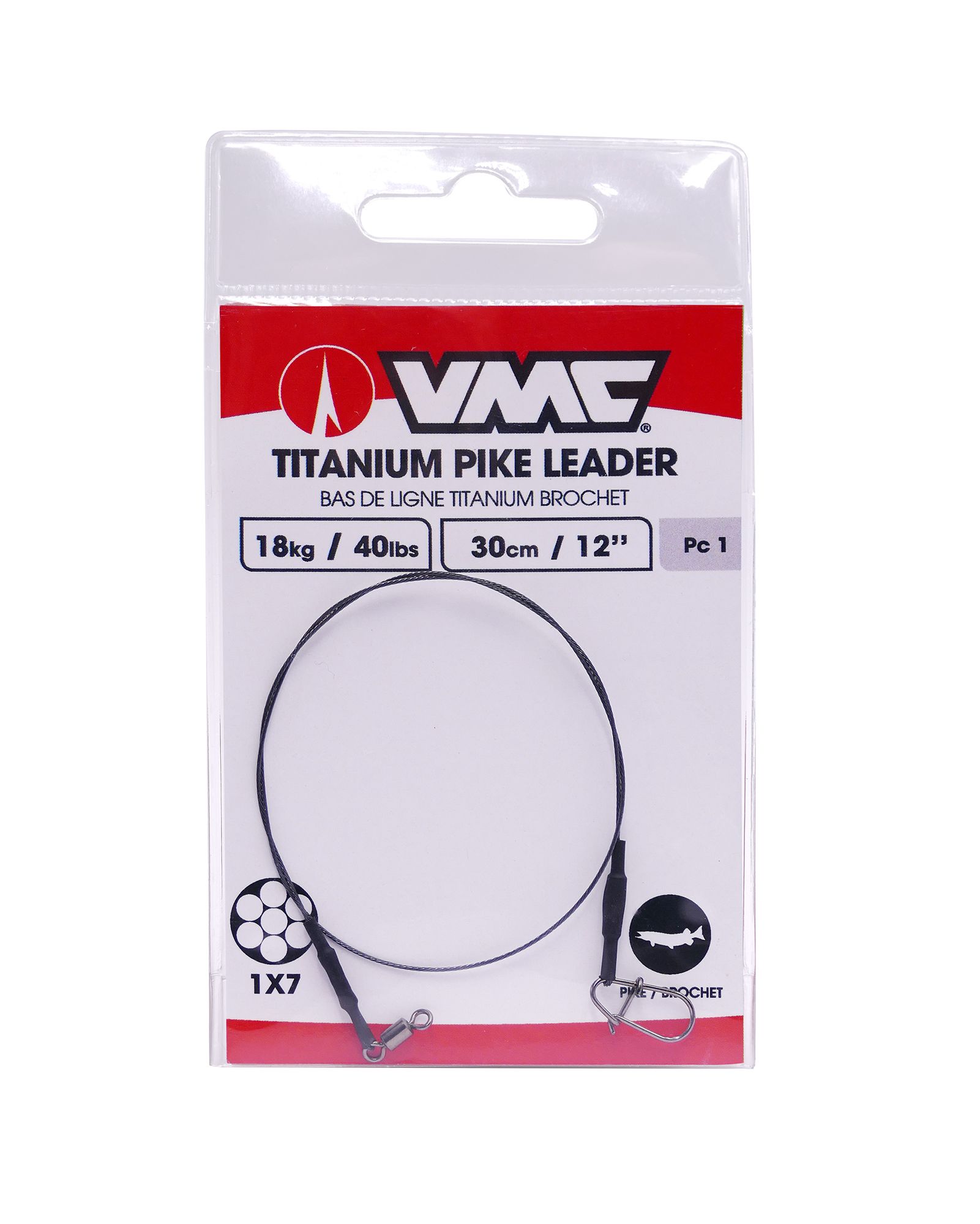 VMC Titanium Leaders Titanium Swim Leader 27 kg / 50 cm