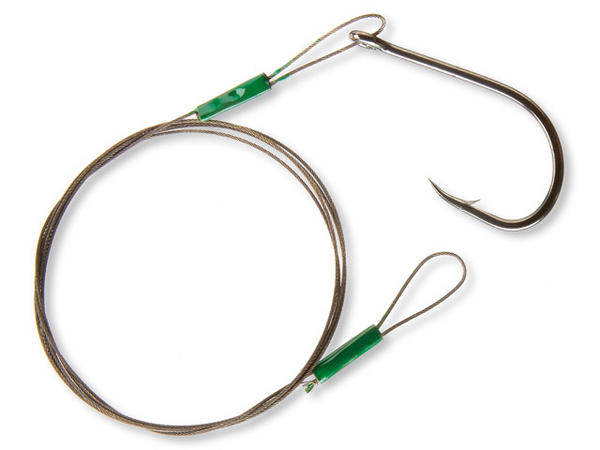 Cormoran Stahlvorfach mit Einzelhaken 7 x 7; L: 50 cm; 6,0 Kg.; 1 Stück