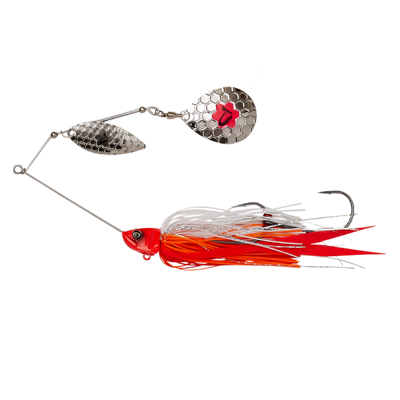 SAVAGE GEAR DA'BUSH SPINNERBAIT 16CM 32G SINKING RED HEAD SILVER SAVAGE GEAR DA'BUSH SPINNERBAIT 16CM 32G SINKING RED HEAD SILVER