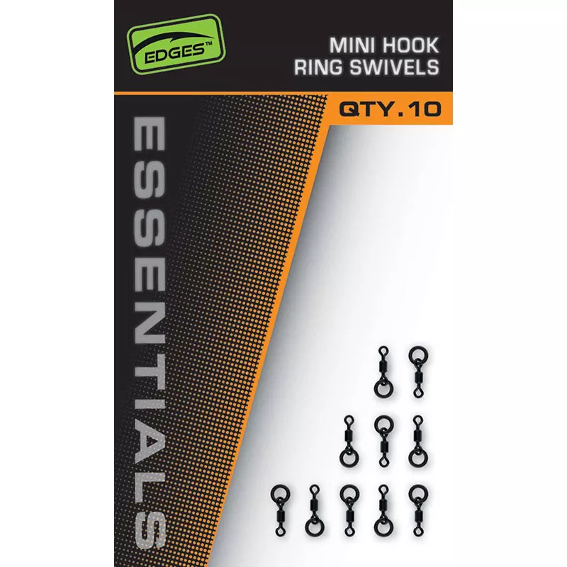Fox Edges Mini Hook Ring Swivels Qty.10