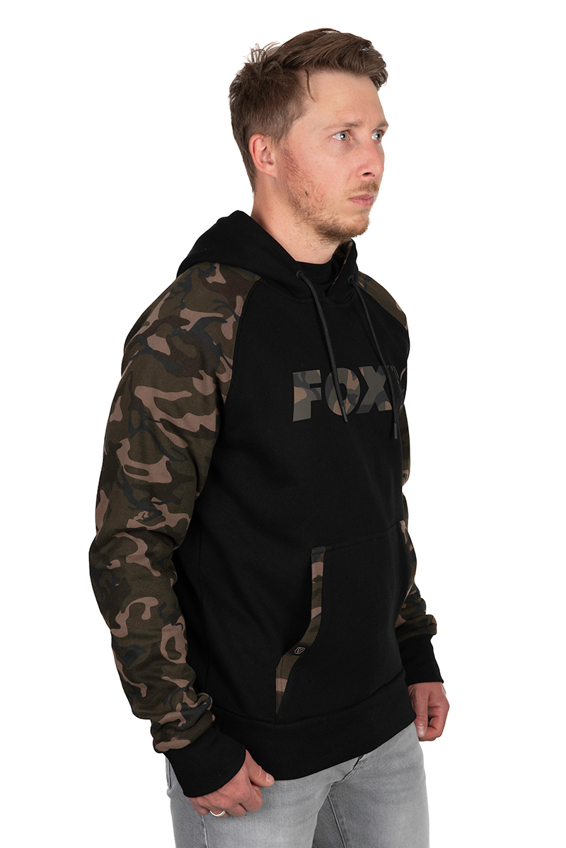 Fox Black/Camo Raglan Hoody 2XL