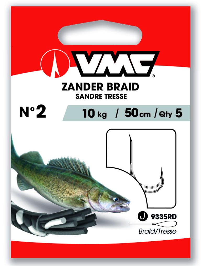 VMC Zander Rot geflochten 50 cm # 2 / 10 kg VMC Zander Rot geflochten 50 cm # 2 / 10 kg