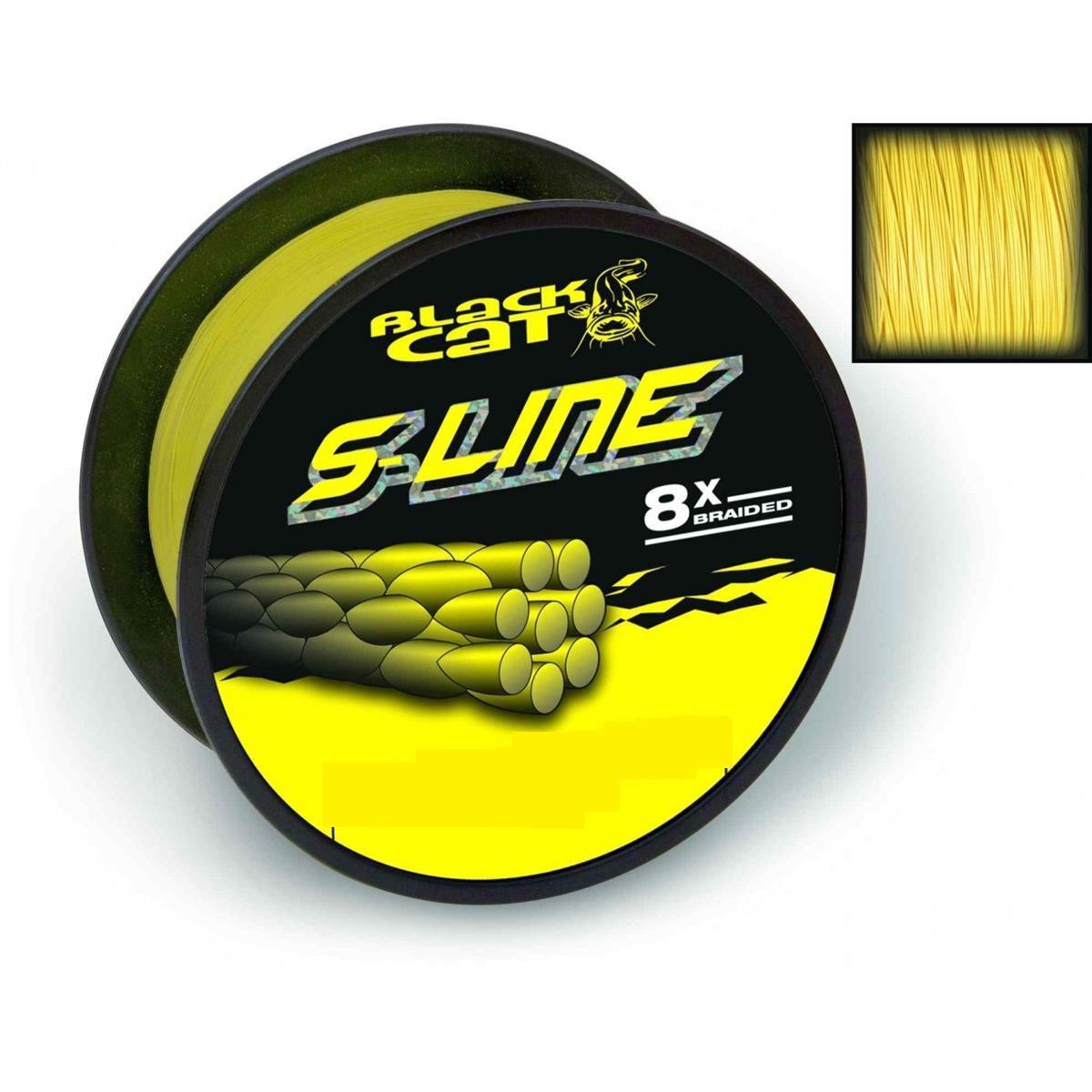 Black Cat S-Line 8 x Braided; 0,45 mm; 50 Kg.; 400 m Black Cat S-Line 8 x Braided; 0,45 mm; 50 Kg.; 400 m