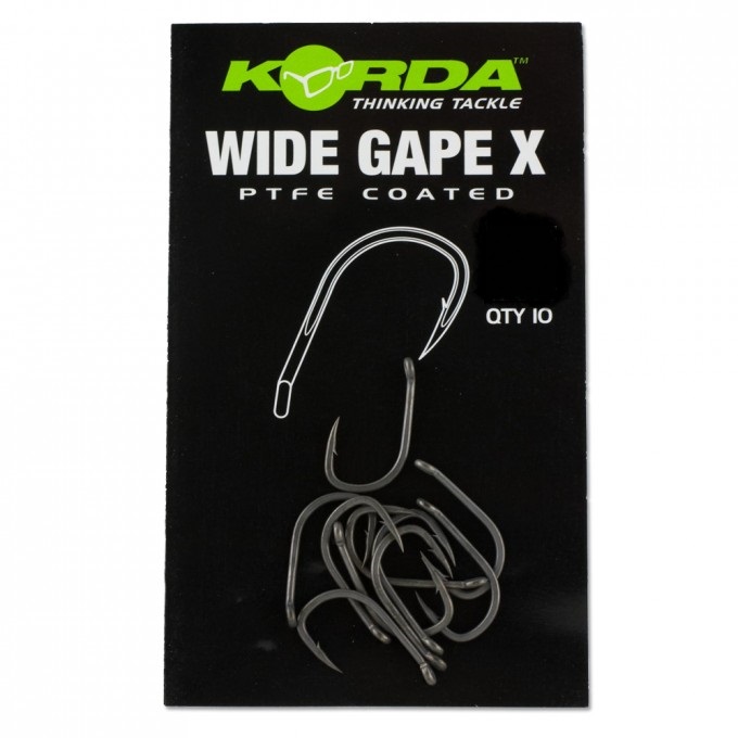 Korda Wide Gape X; Size 2; Qty. 10